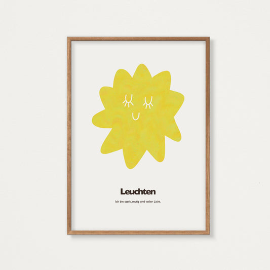 Poster Leuchten