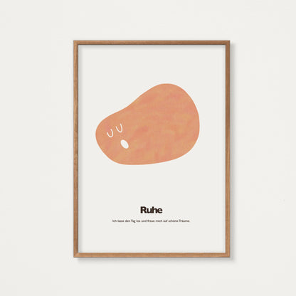Poster Ruhe