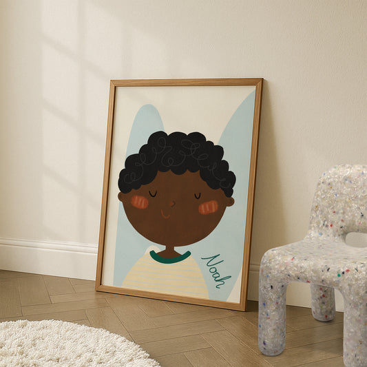 Poster Kids Illustration Boy