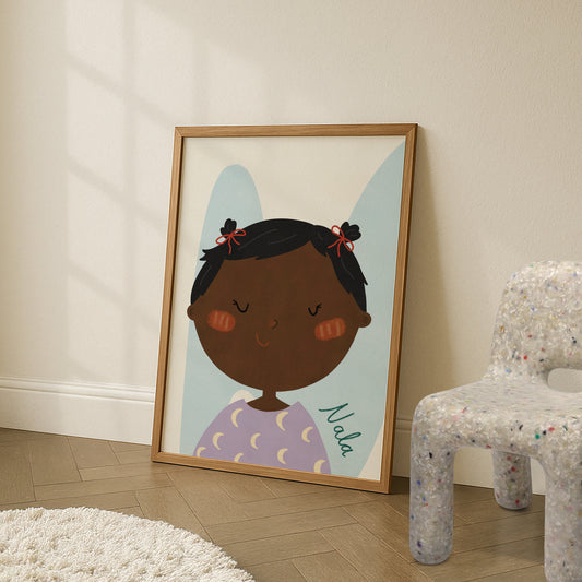 Poster Kids Illustration Girl