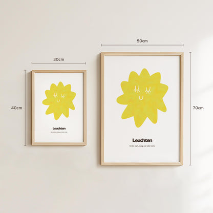 Poster Leuchten